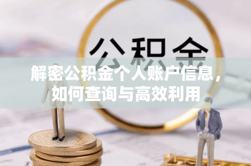 邻水解密公积金个人账户信息，如何查询与高效利用