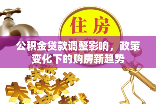 邻水公积金贷款调整影响，政策变化下的购房新趋势