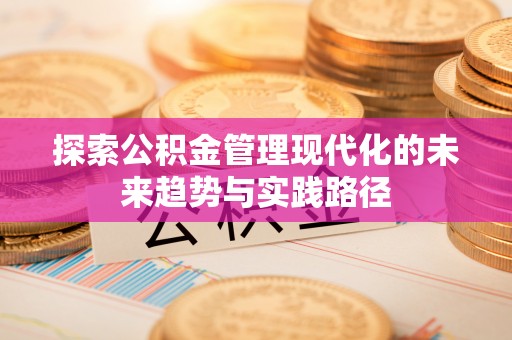 邻水探索公积金管理现代化的未来趋势与实践路径
