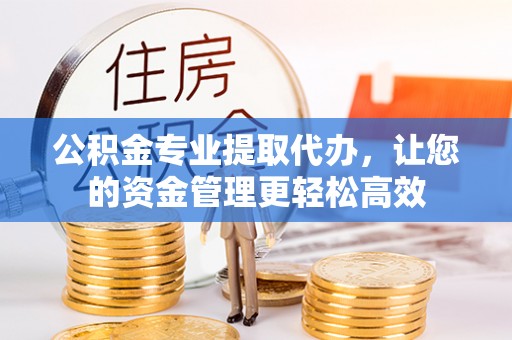 邻水公积金专业提取代办，让您的资金管理更轻松高效