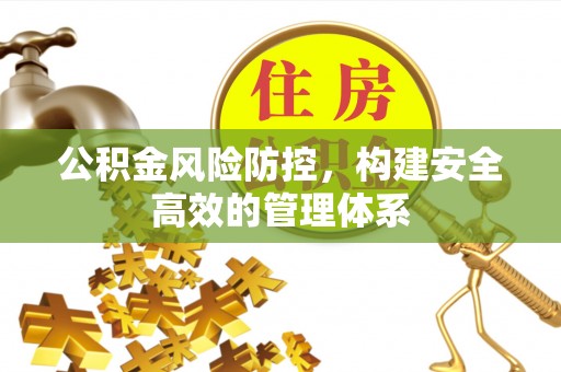 邻水公积金风险防控，构建安全高效的管理体系